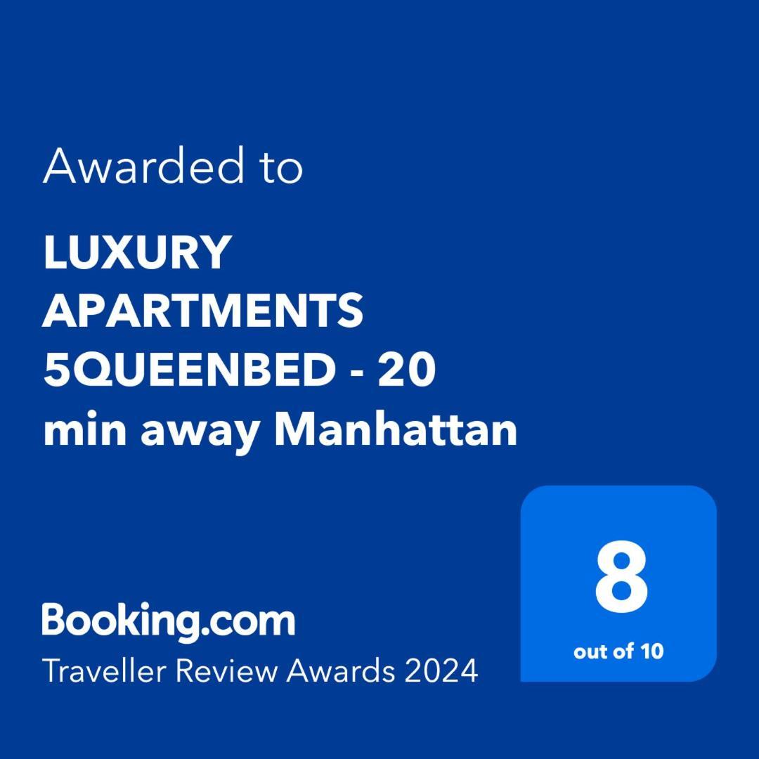 Luxury Apartments 5Queenbed - 20 Min Away Manhattan Jersey City Kültér fotó